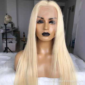 Cheap Wholesale 613 Blonde Raw Brazilian Virgin Human Hair Hd Full Lace Front Wig For Black Women Human Hair 613 Lace wig Vendor